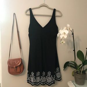 Plus Black and white Swim dress 💦